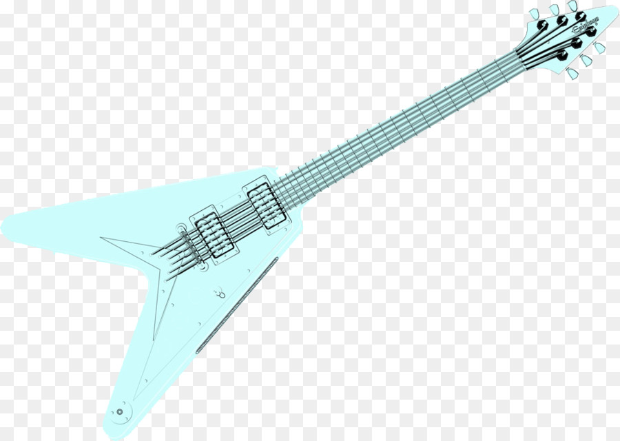 Guitar điện Clip nghệ thuật - Ánh sáng màu xanh guitar
