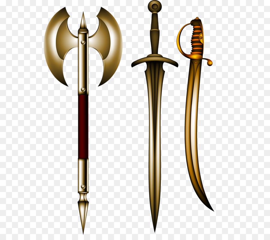 Schwert Waffe Abbildung - Axt und Schwert