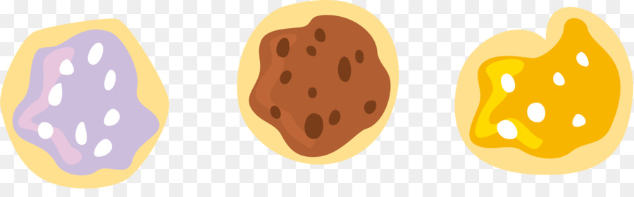 Bánh chip socola bánh Bơ - Màu tím cookie