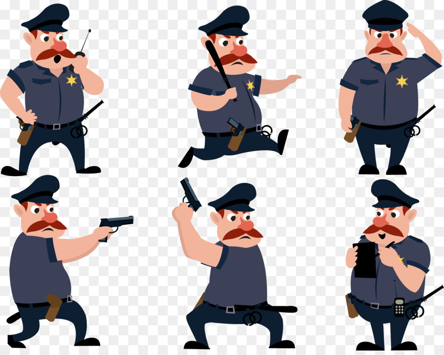 Polizei Zeichenwerkzeug - Polizei Gruppe