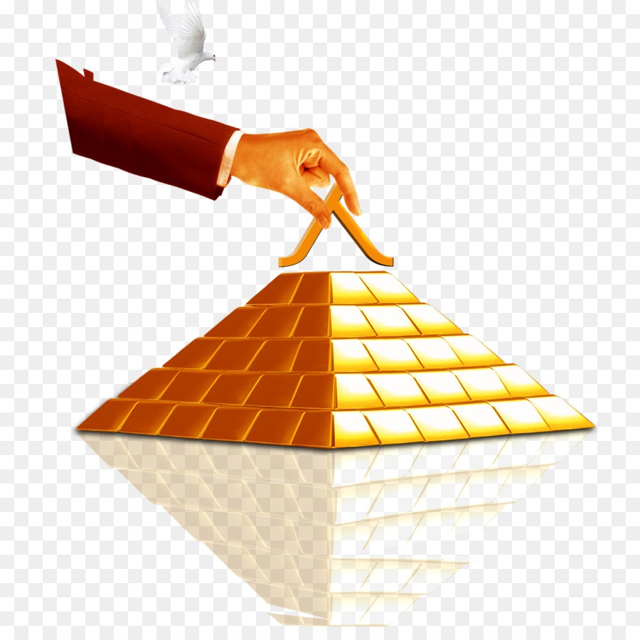 Portafoglio Finanziario Società Di Prestito Di Affari - Business piramide