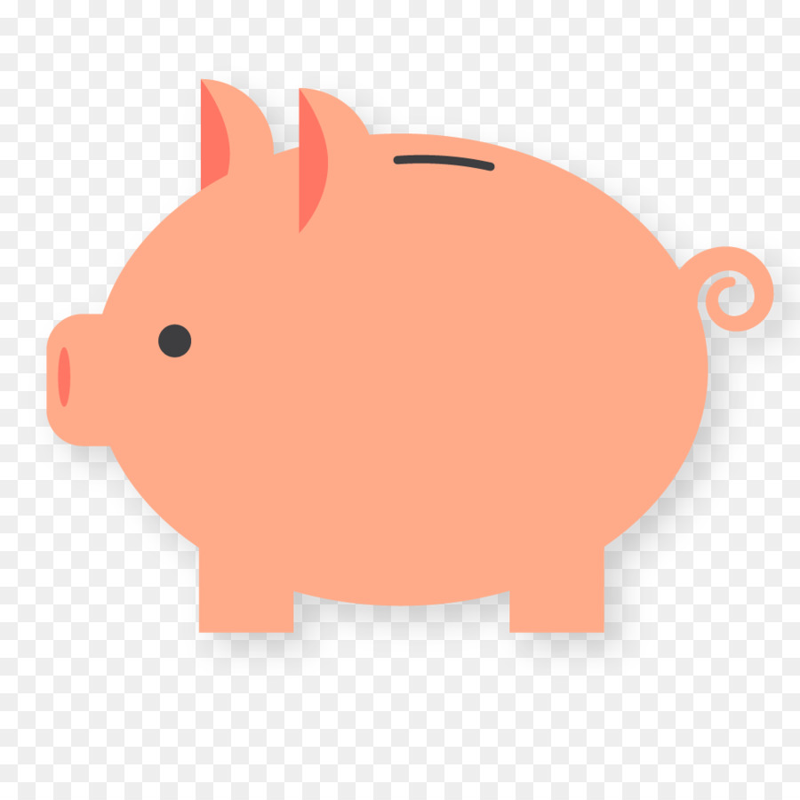 Hausschwein Piggy bank - Blass rosa sparschwein