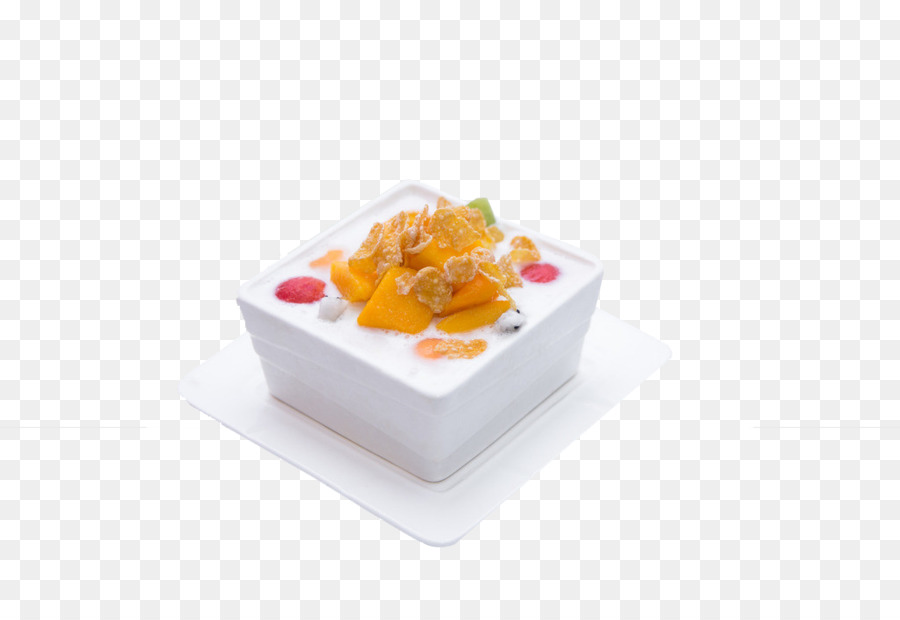 Dessert della Cucina di prodotti lattiero-Caseari - Yogurt alla frutta