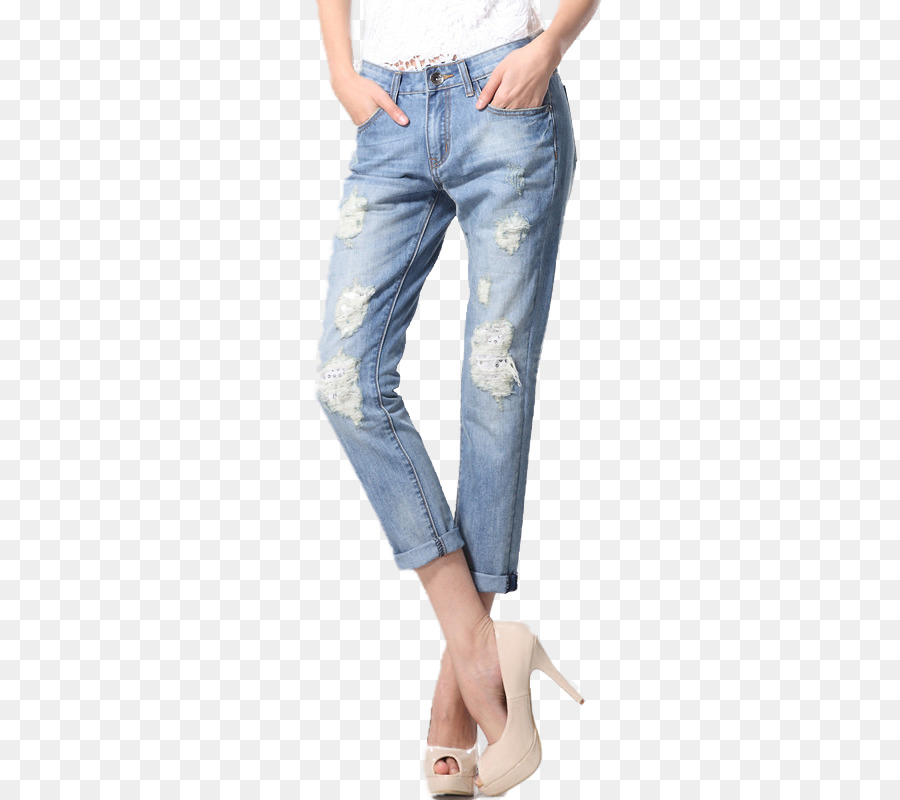 Quần Jean Biểu Tượng - lỗ jeans