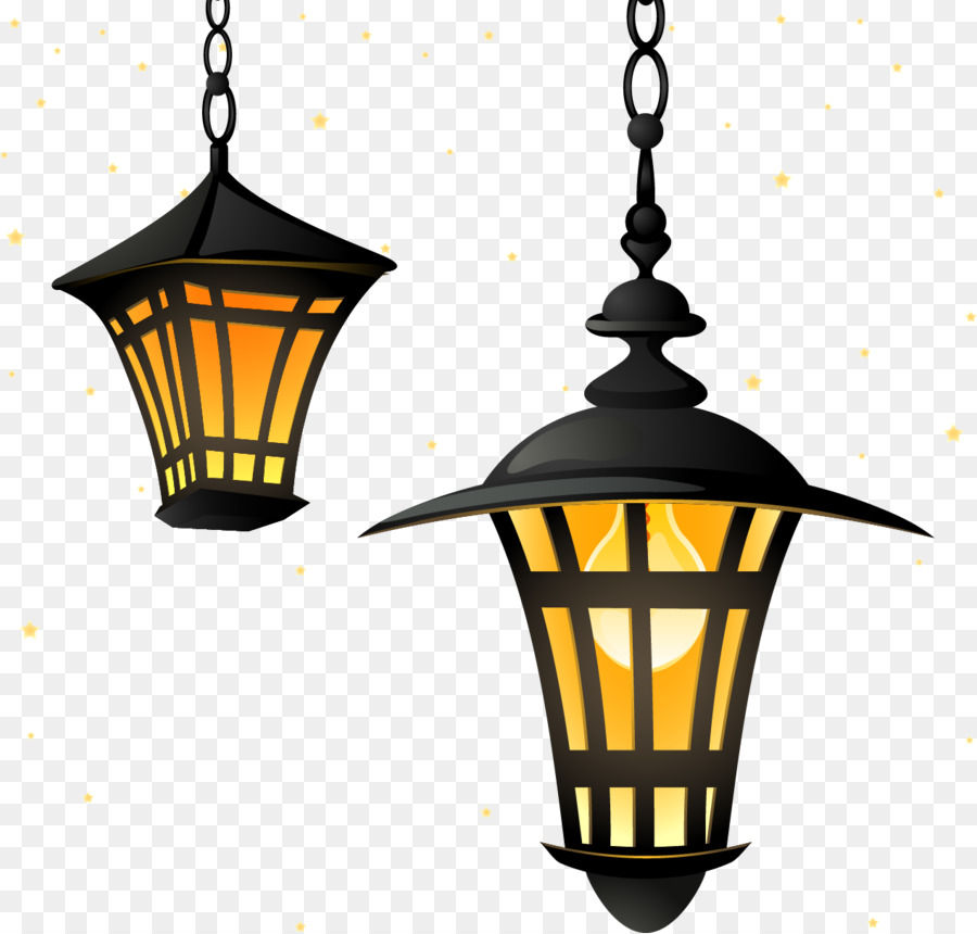 Straße Licht Laterne Beleuchtung - Cartoon Bemalte Lampe