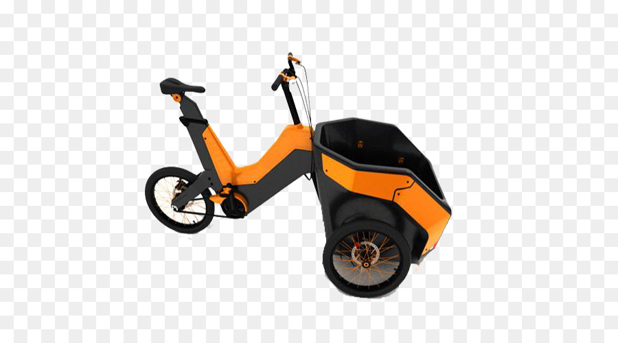 Motorisierte Dreirad Tool Fahrrad Radfahren Industrie - Orange einfachen Fahrrad