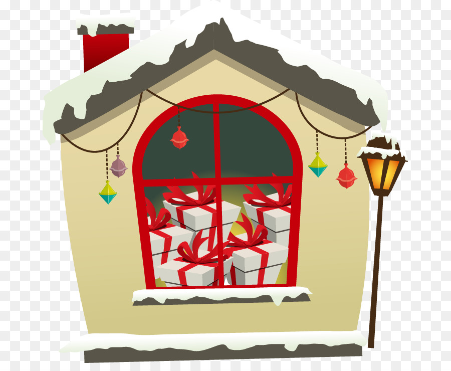 Casa Natale Regalo - Dipinto a mano, il camino di casa regalo