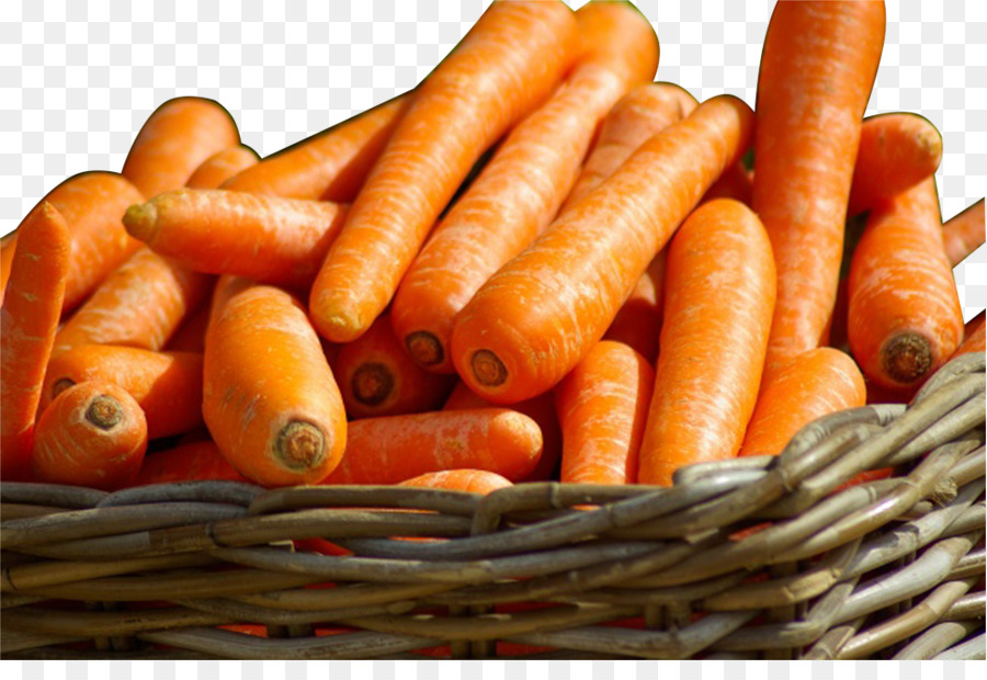 Daucus carota Nahrungsmittel Pflanzlichen Vitamin Apiaceae - Ein Korb mit Karotten