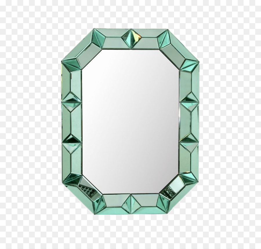 Spiegelbild Grüne Farbe der Wand - Spiegel