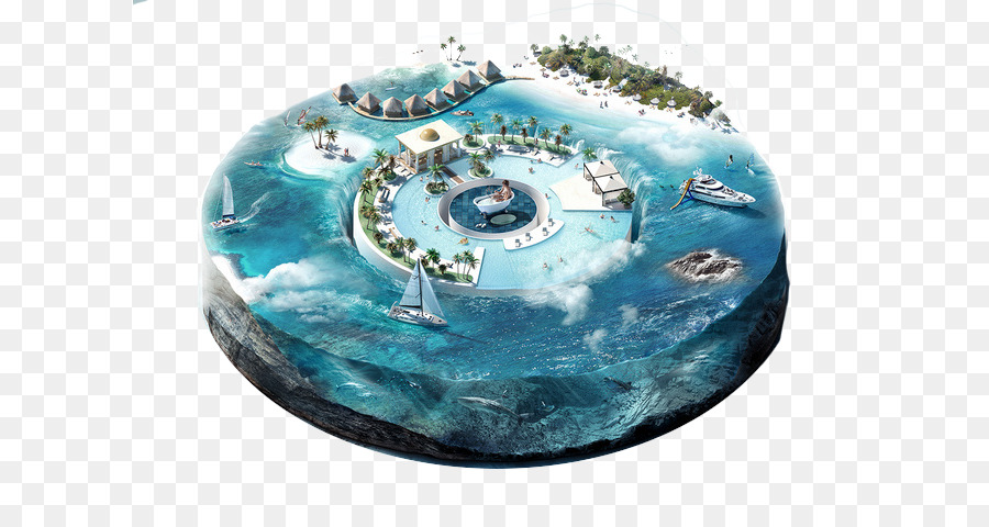 China-Kreativität-Designer Grafik-design - Sea island
