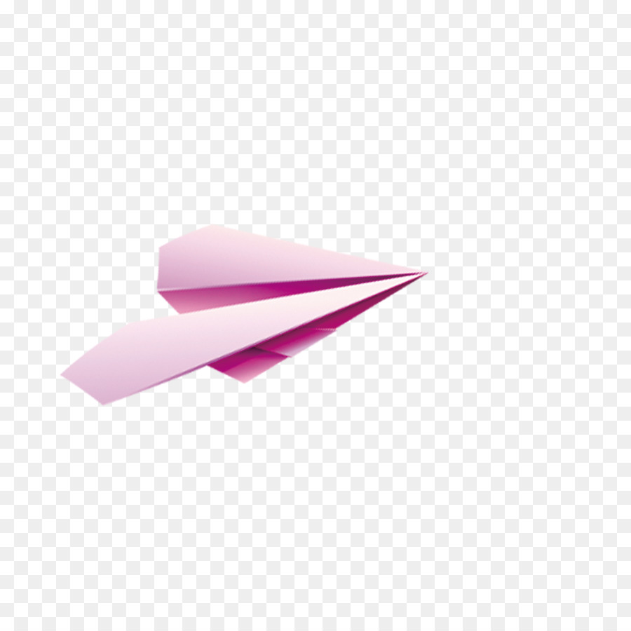 Papier Flugzeug Flugzeug Rosa - Pink paper airplane