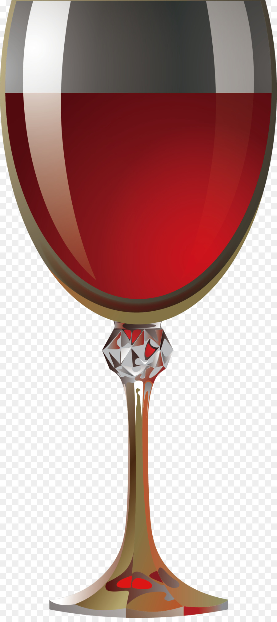 Rotwein Wein Glas Champagne, Glas - Vektor-Rotwein Glas
