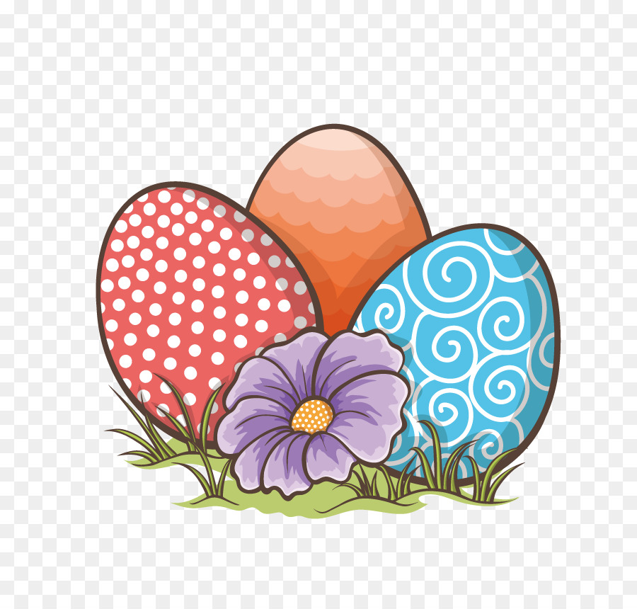 Easter Bunny Easter egg - Ei-Vektor-gras