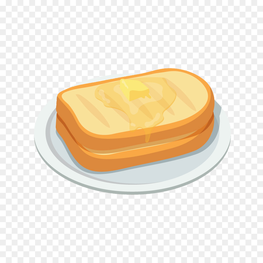 Europäische Küche, Kleines Brot Butter - Kostenloses Brot und butter ziehen material