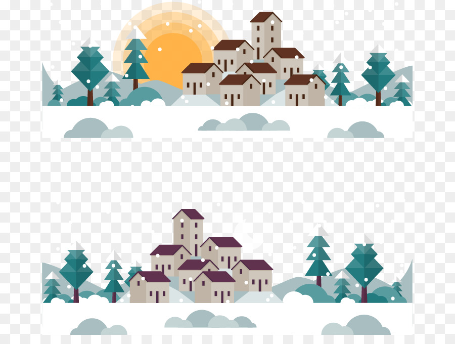 Neve Inverno - invernale città