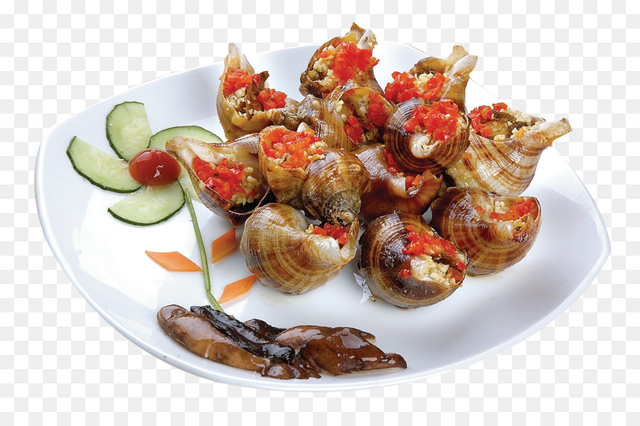 Meeresfrüchte-Gastronomie - Gegrillte conch
