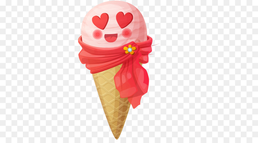 Eis Erdbeer-Eis-Milch - Eis