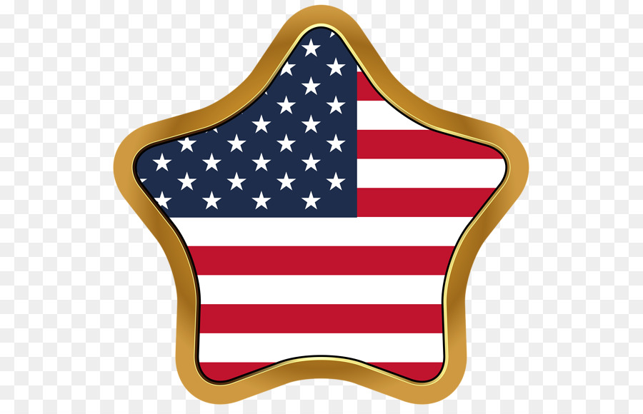 Flagge der USA-clipart - US-gold-Rahmen GB