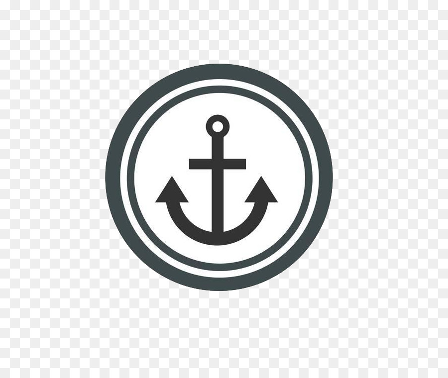 Di Ancoraggio Simbolo Icona - Grigio Icona di ancoraggio