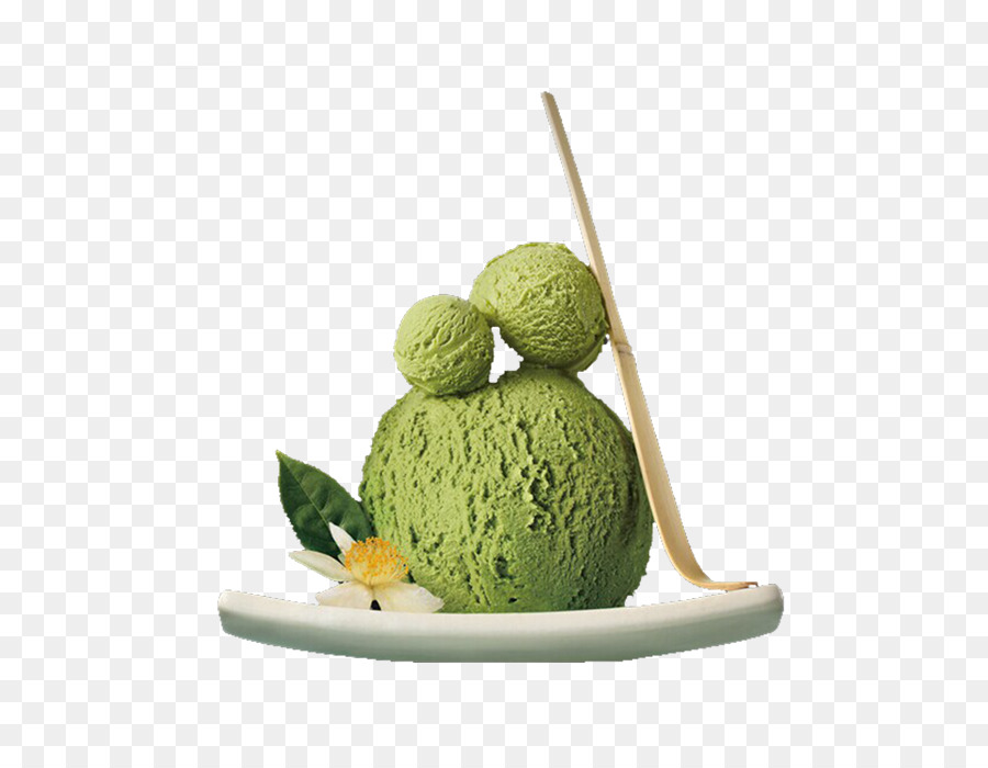 Grüner Tee-Eis, Matcha-japanische Küche - Grün Eis