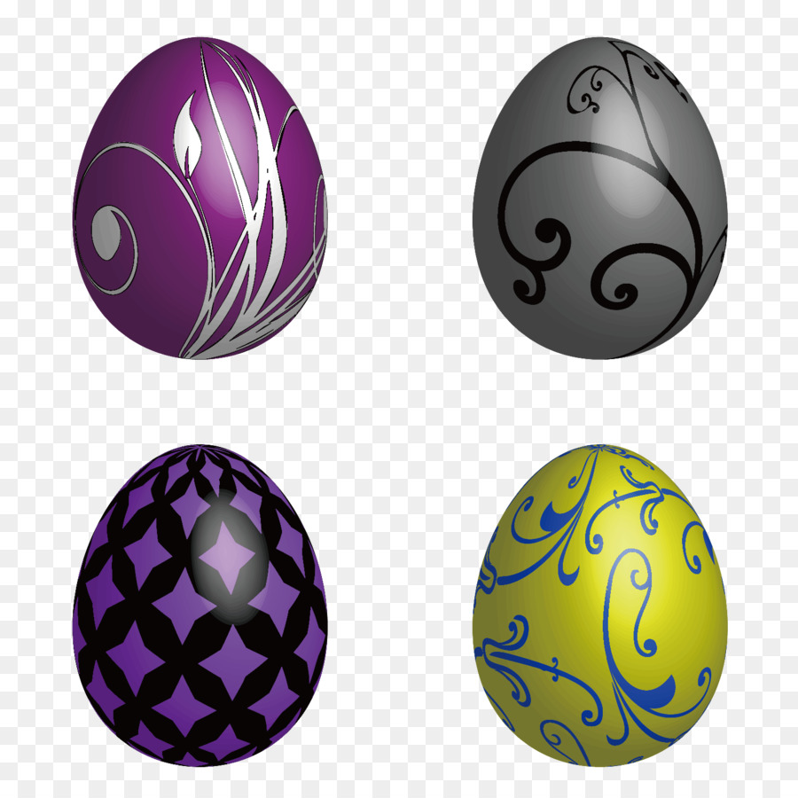 Uovo di decorazione Clip art - uova di pasqua