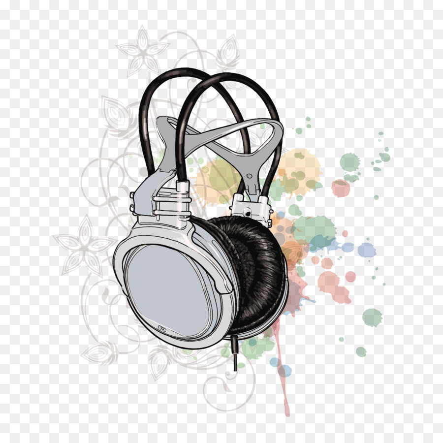 Mikrofon Kopfhörer - Vektor-Kopfhörer