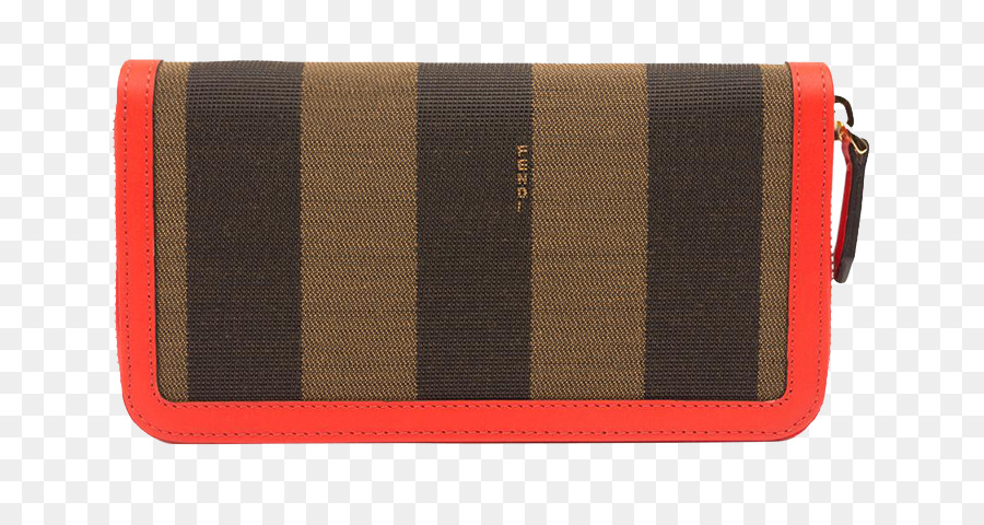 Wallet Red Marke - Frau Zauber Farbe Fendi canvas zipper wallet