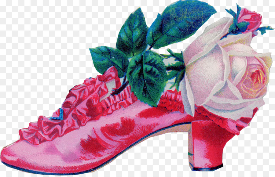 Schuh-Boot-clipart - rosa high heels