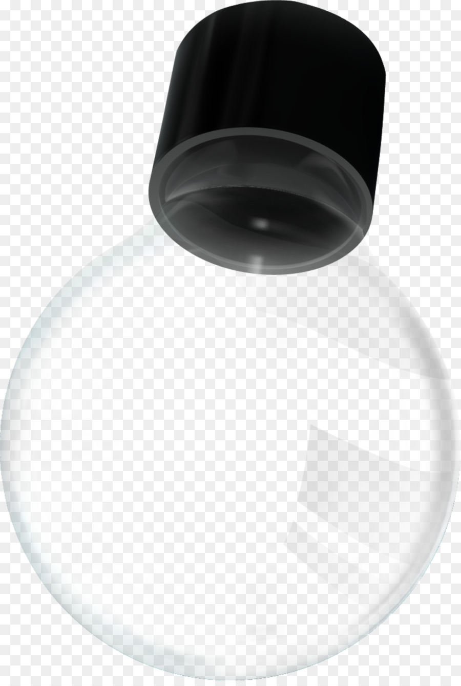 Kreis Schriftart - Cartoon-Glas-Lampe