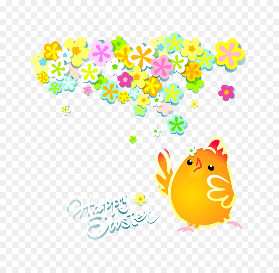 Pollo Clip art - Vector colore Pasqua corona bolla di pollo