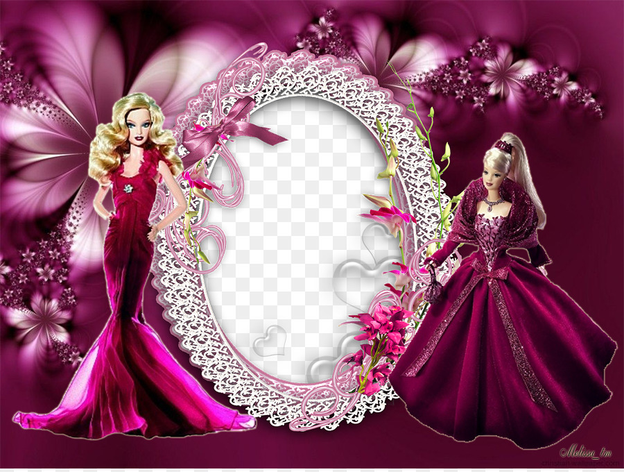 Blume Rose Valentinstag Wallpaper - Barbie-hintergrund-Rahmen-Grenze