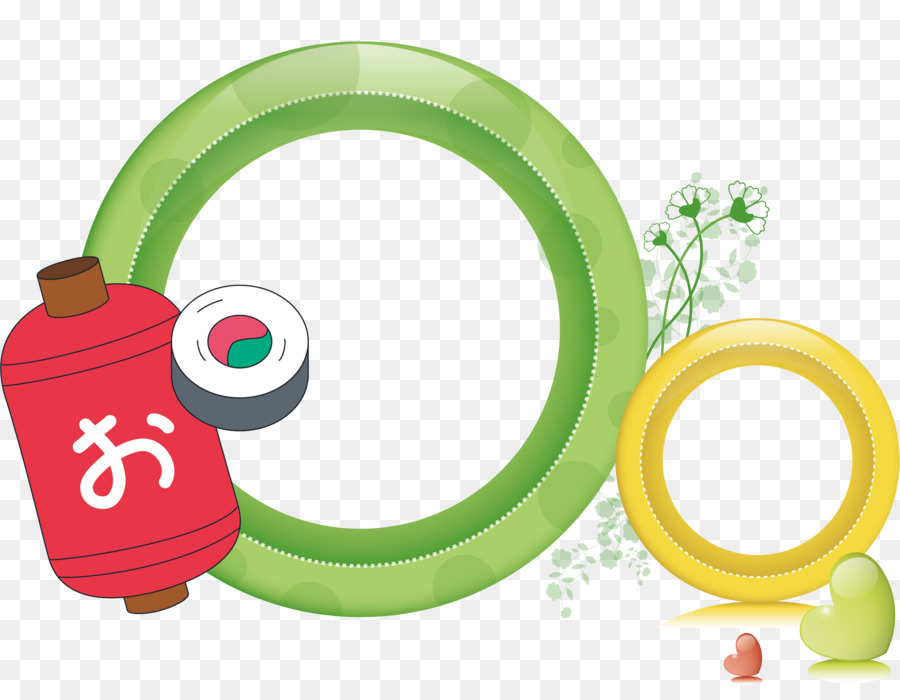 Kreis - Runde Vektor-japanischen Grenze