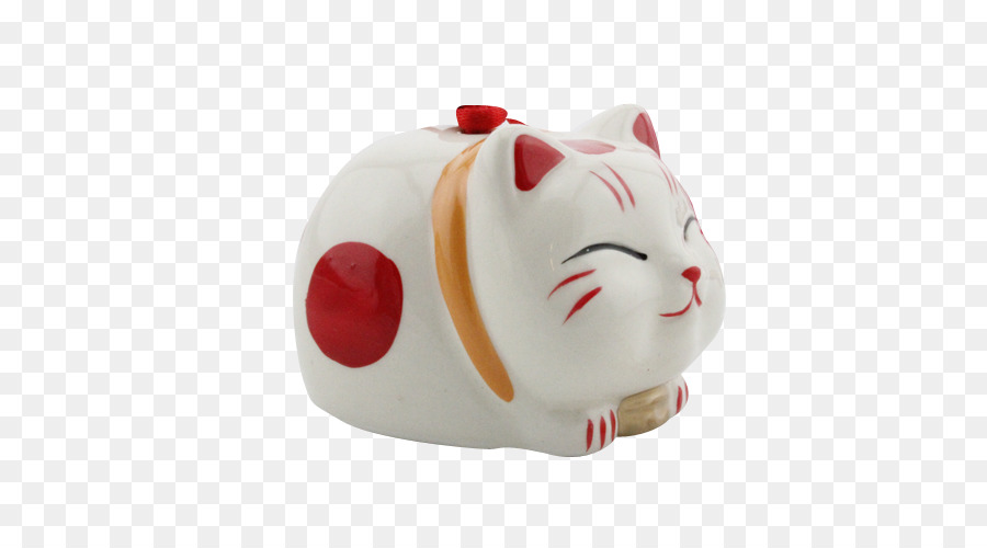Gatto Maneki-neko Ceramica - Giapponese Fortunato Gatto con mano regalo materiale