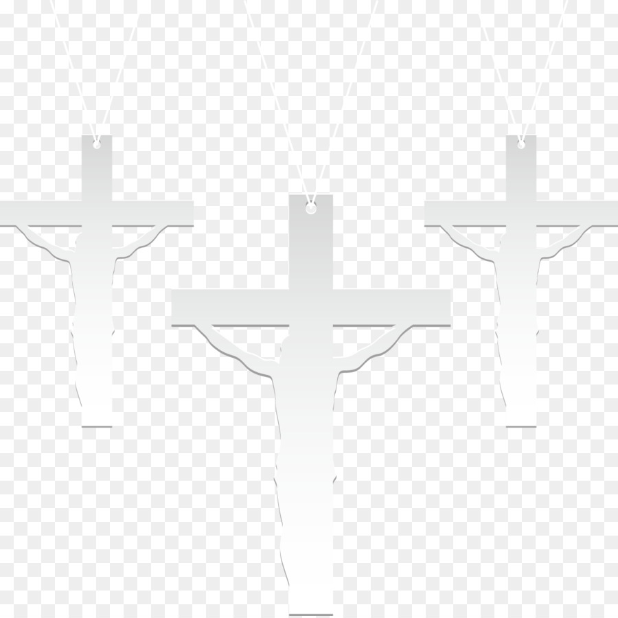 Schwarze und weiße Kreuzigung - Vektor Jesus gemalt