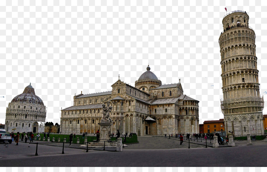 Der schiefe Turm von Pisa Piazza Navona Ancona Leuchtturm Stiftskirche St. Maria und St. Alexius, Tum Hauptgebäude - Der schiefe Turm von Pisa in Italien zwei
