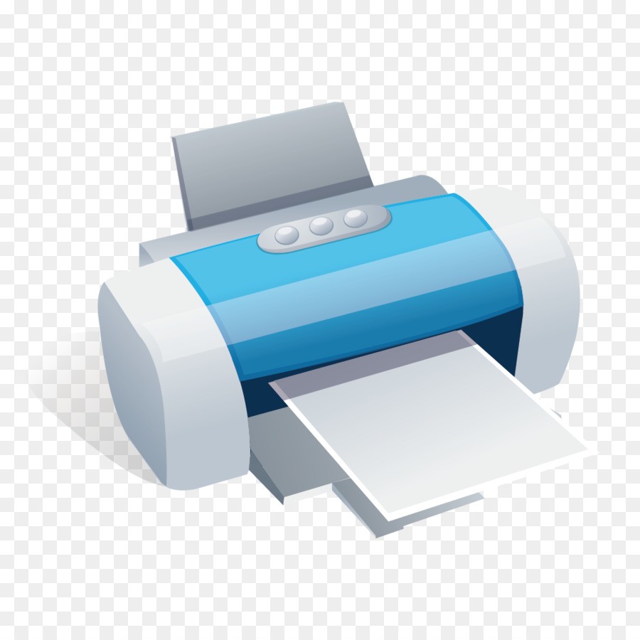 Drucker-Digital-drucken-Icon - Weiß-Drucker Vektor-material