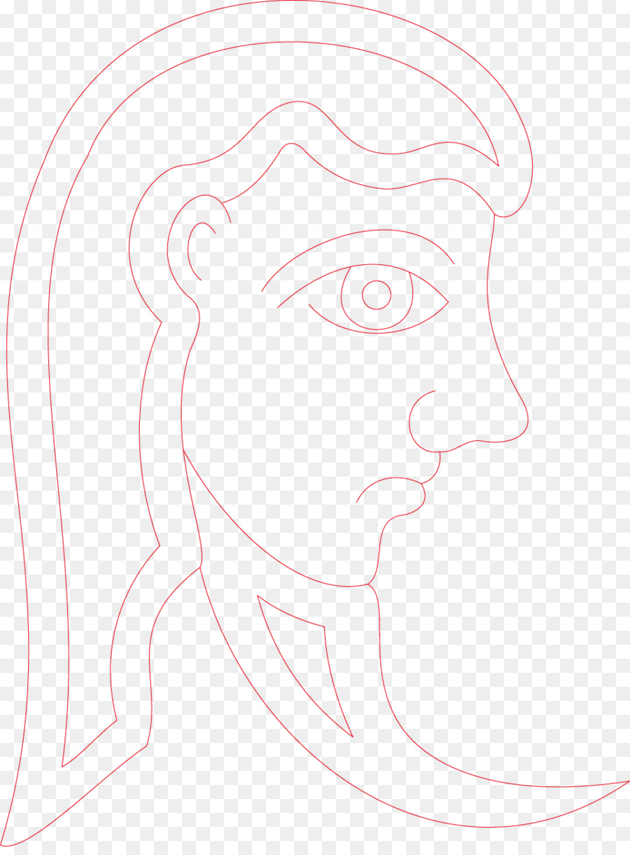 Papier Zeichnung Nase Illustration - Ägypten-stick Abbildung