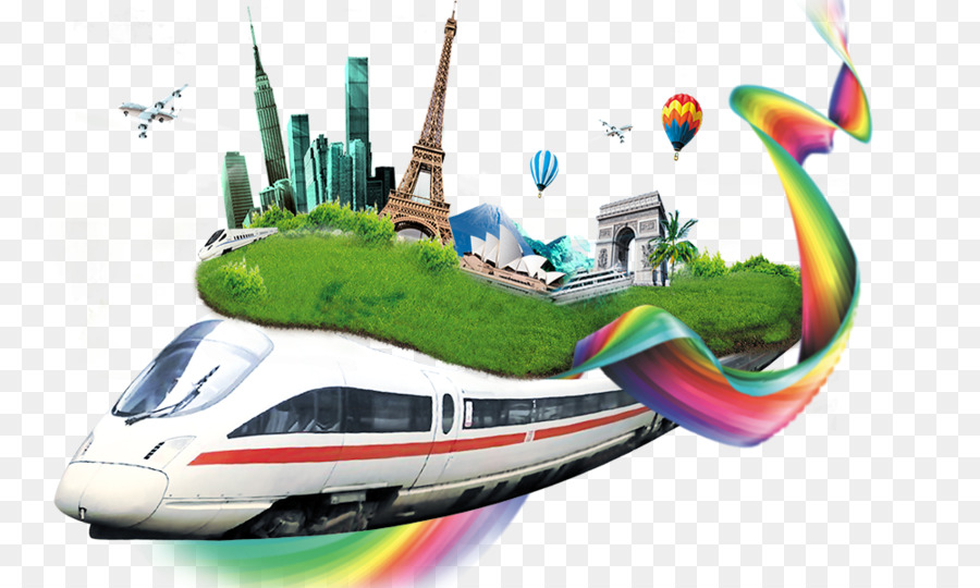 Treno Rapido transito Ferroviario il trasporto ferroviario ad Alta velocità Elettrico più unità - Il viaggio in treno elementi