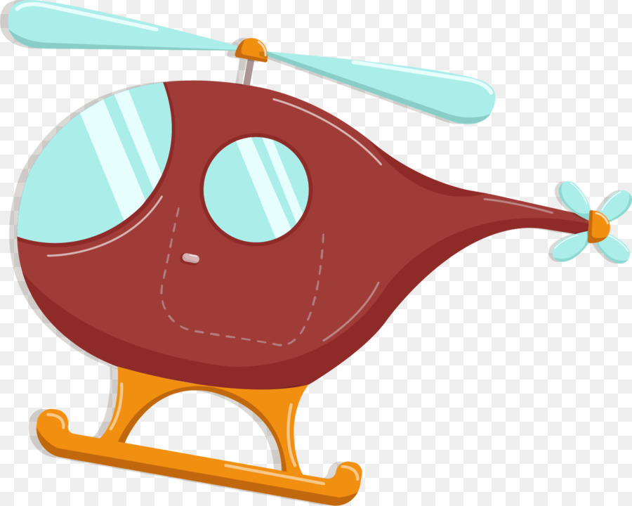 Militär-Hubschrauber-clipart - Cartoon-Braun-Hubschrauber
