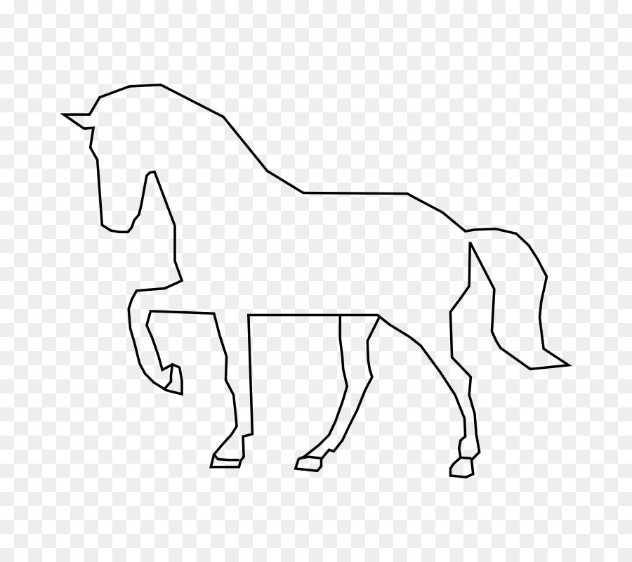 Pferd Pony Silhouette Clip art - Pferd Umriss Bilder