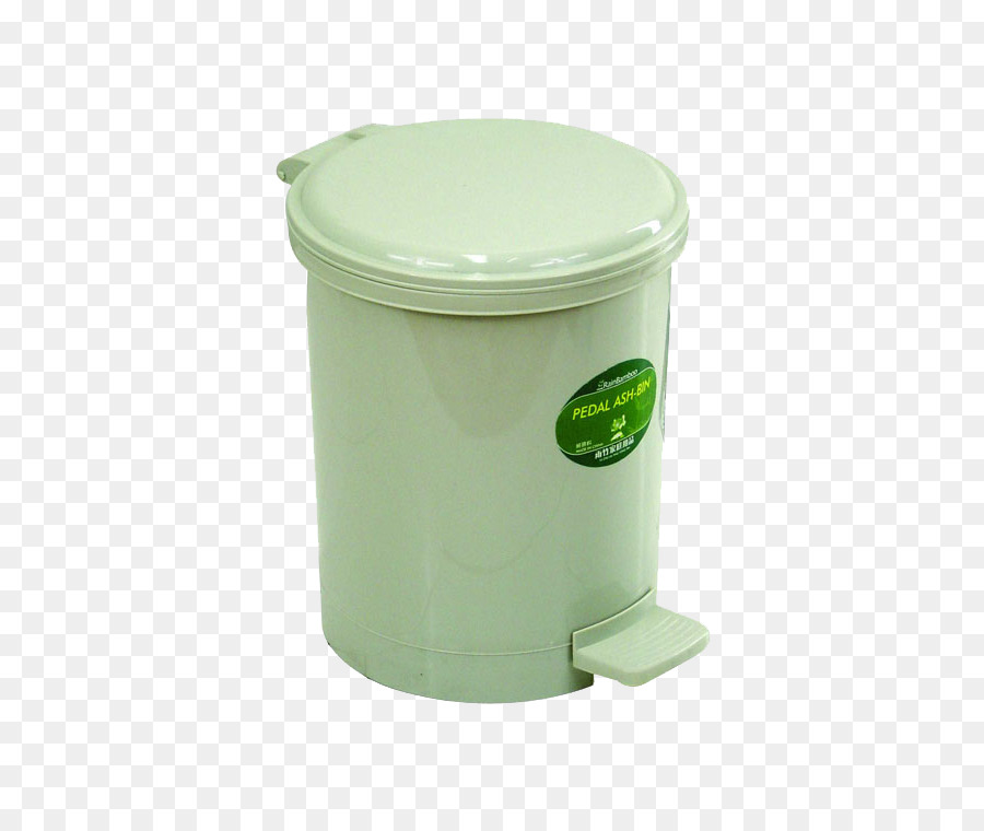Verde Plastica del contenitore di Rifiuti - Verde cestino