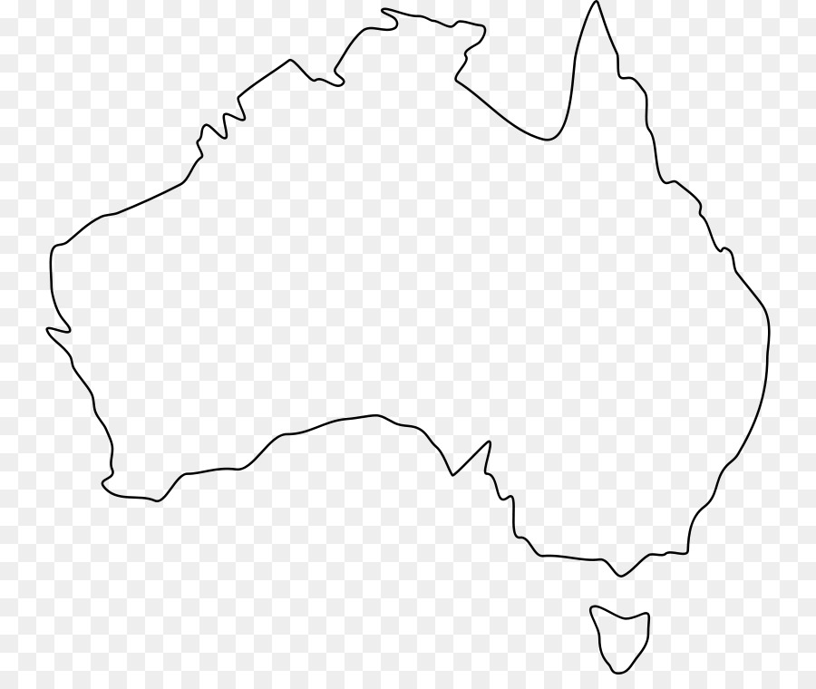 La Linea bianca, arte, Modello - come disegnare australia