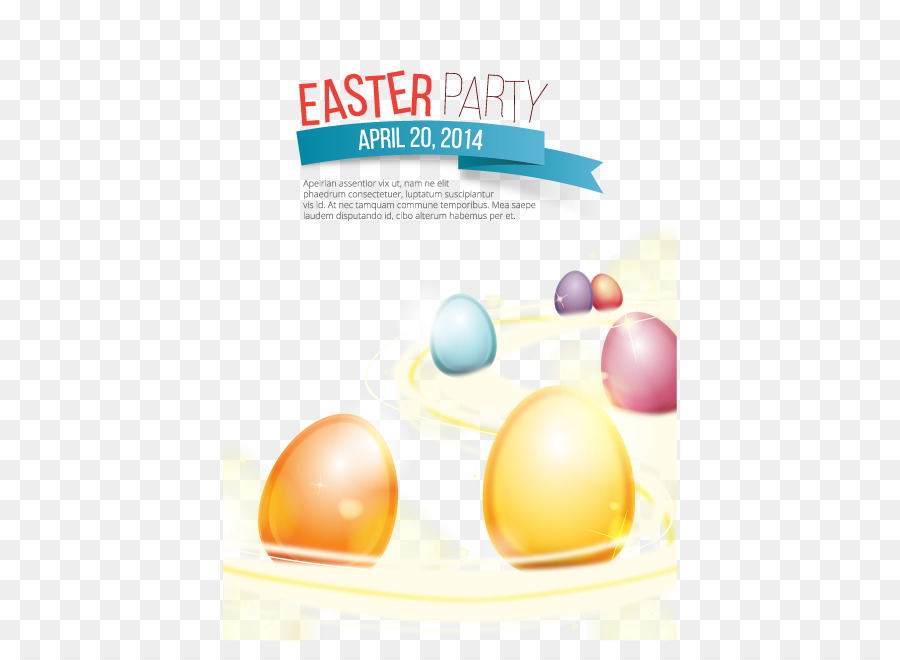 Coniglietto di pasqua, uovo di Pasqua - Vettore Di Pasqua, Invito, Scheda