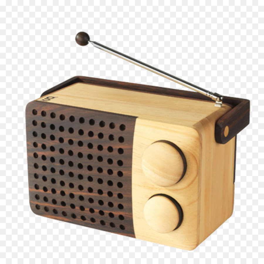 Internet radio dell'Indonesia - in legno, radio