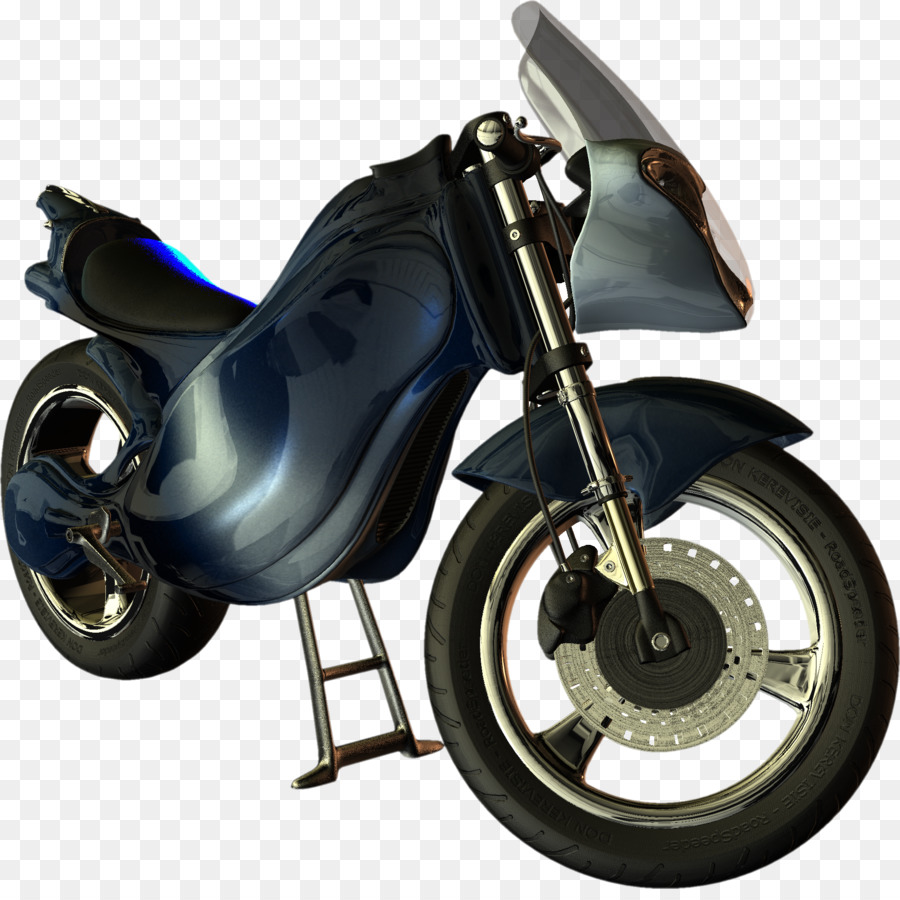 Motorrad-Zubehör, Moped-clipart - Retro-Cool Motorrad