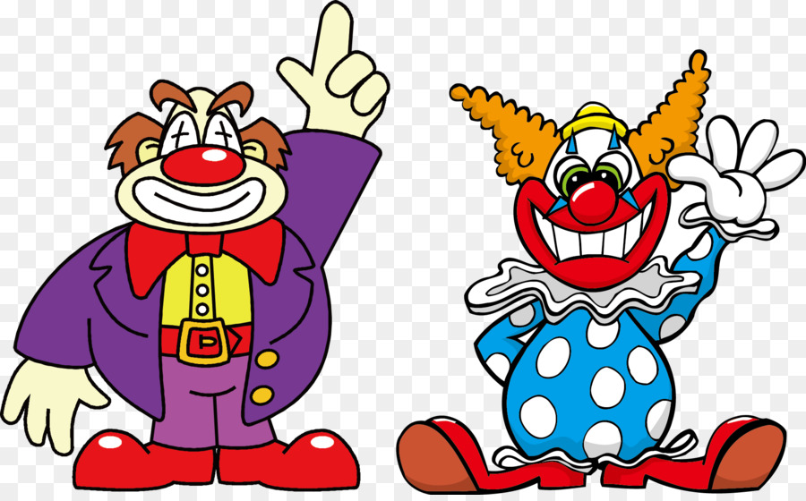Prestazioni Clown Cartoon Circo - pagliaccio dei cartoni animati