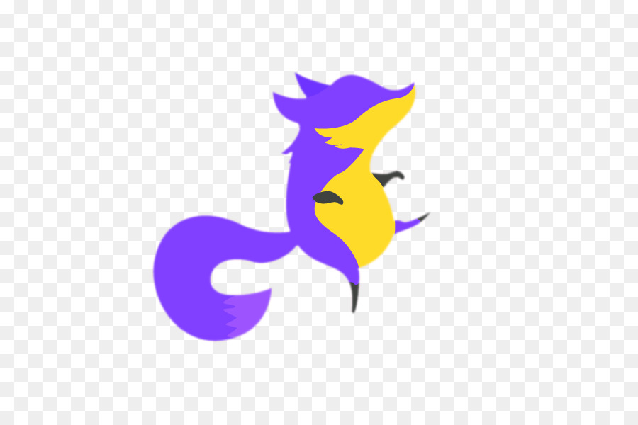 Clipart - Purple fox