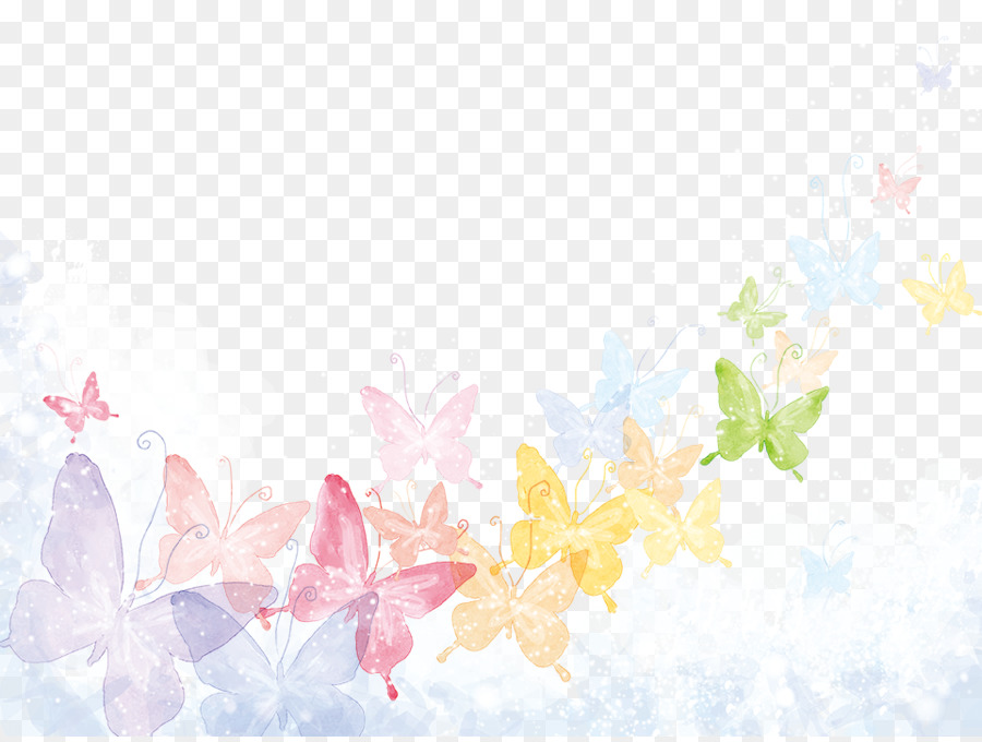 Bướm Poster Màu nước sơn - bướm giấc mơ
