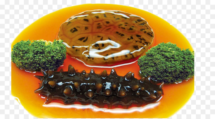 Sea Gurke als Essen chinesische Küche Meeresfrüchte Menü Rezept - Seegurke