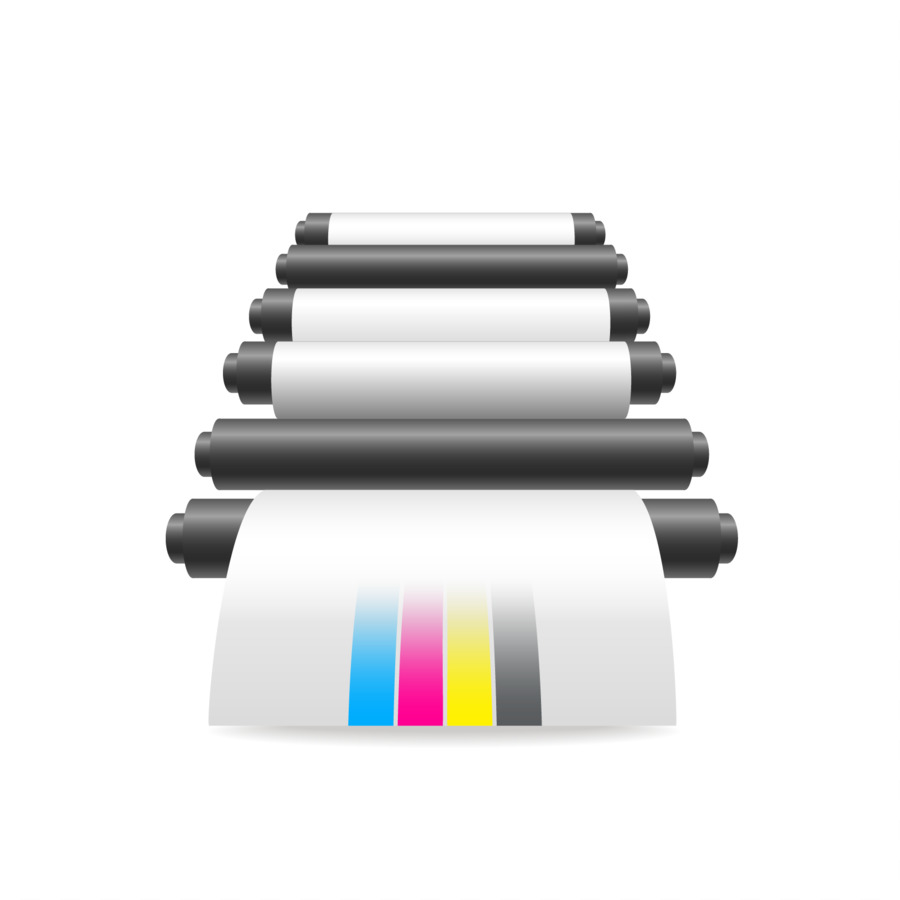 Drucker-CMYK-Farbmodell-Druck Download - Farbdrucker